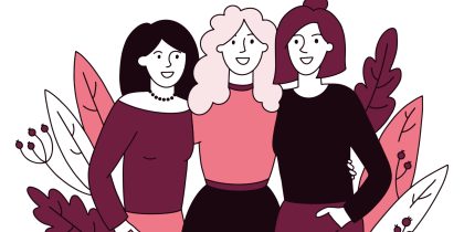 3806604-tres-mulheres-ficar-juntas-um-conceito-de-amizade-desenhado-a-mao-com-flores-vetor
