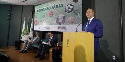 Evento ‘Perspectivas para a Agropecuária’ foi realizado nesta terça-feira (19), na matriz da Conab, em Brasília.
Foto: Francisco Stuckert.