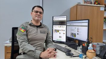 Tenente-coronel Endrigo assumiu comando da BM em Viamão no dia 16 de dezembro. Foto: Silvestre Silva Santos