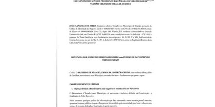 Pedido de impeachment foi apresentado dia 12 de fevereiro