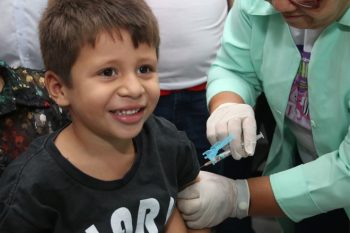 Viamão vacinou 90% das crianças contra a pólio e o sarampo. Foto: Erasmo Salomão/Agência Saúde