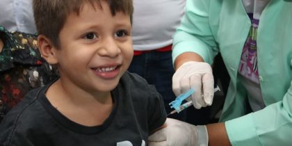 Viamão vacinou 90% das crianças contra a pólio e o sarampo. Foto: Erasmo Salomão/Agência Saúde