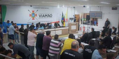 Câmara de Vereadores de Viamão na primeira sessão do ano, dia 18 de fevereiro