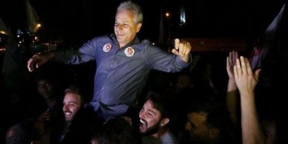 Marco Alba, na reeleição em 2017 | Foto PERFIL PESSOAL DO FACEBOOK
