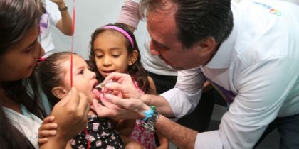 Postos de saúde terão mais 15 dias para vacinar crianças menores de cinco anos. Foto: Agência Saúde