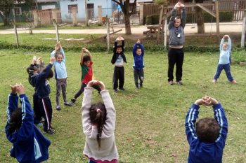 Sistema Fecomércio-RS/Sesc, em parceria com a Prefeitura Municipal, aplica a iniciativa em escolas da rede pública municipal. Foto: Ana Carolina de Campos